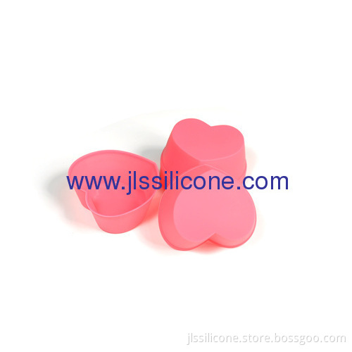 Mini Sweet Heart Shaped Silicone Cake Molds
